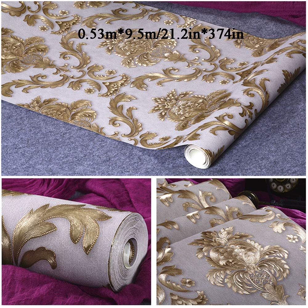 Carta Oro Damasco - HD Wallpaper 