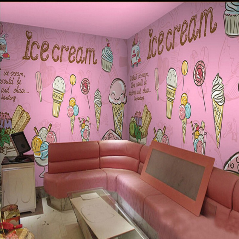 ตกแต่ง ร้าน ไอ ศ ครีม - HD Wallpaper 