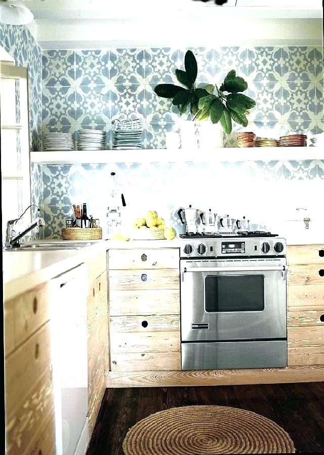 Kitchen Tiles With Natural Wood - HD Wallpaper 