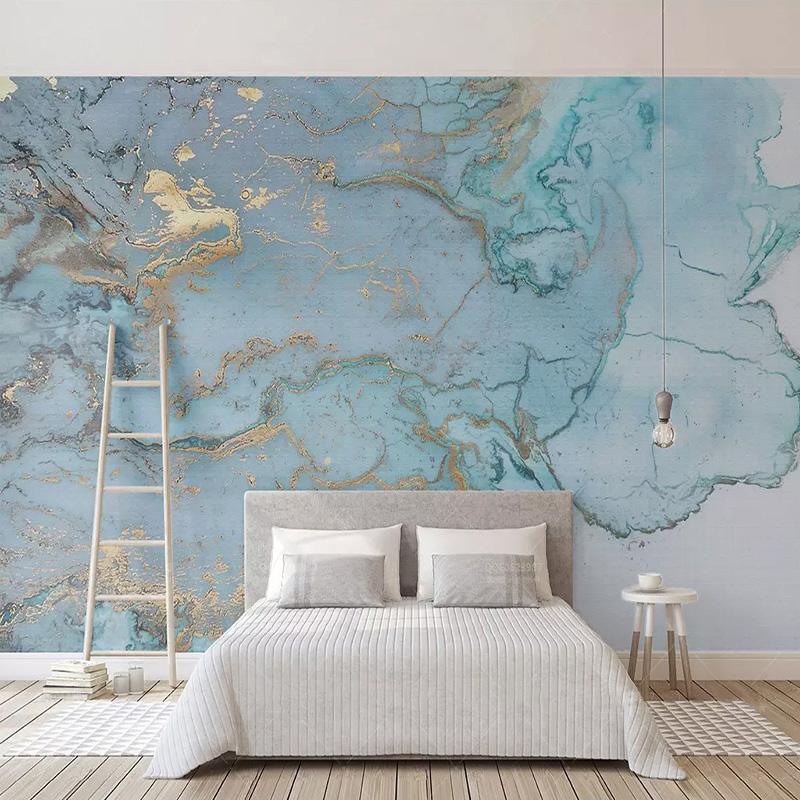 Blue Wallpaper For Bedroom - HD Wallpaper 