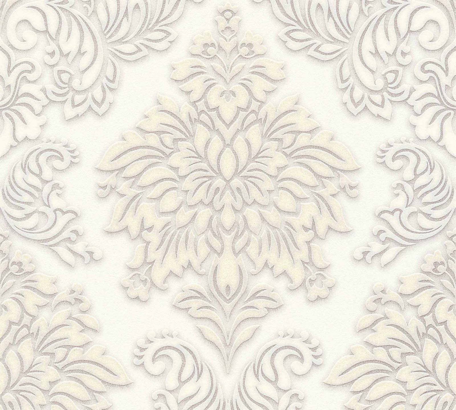 Création Wallpaper Flowers, Beige, Cream, White - Metropolitan Stories 36898 2 - HD Wallpaper 