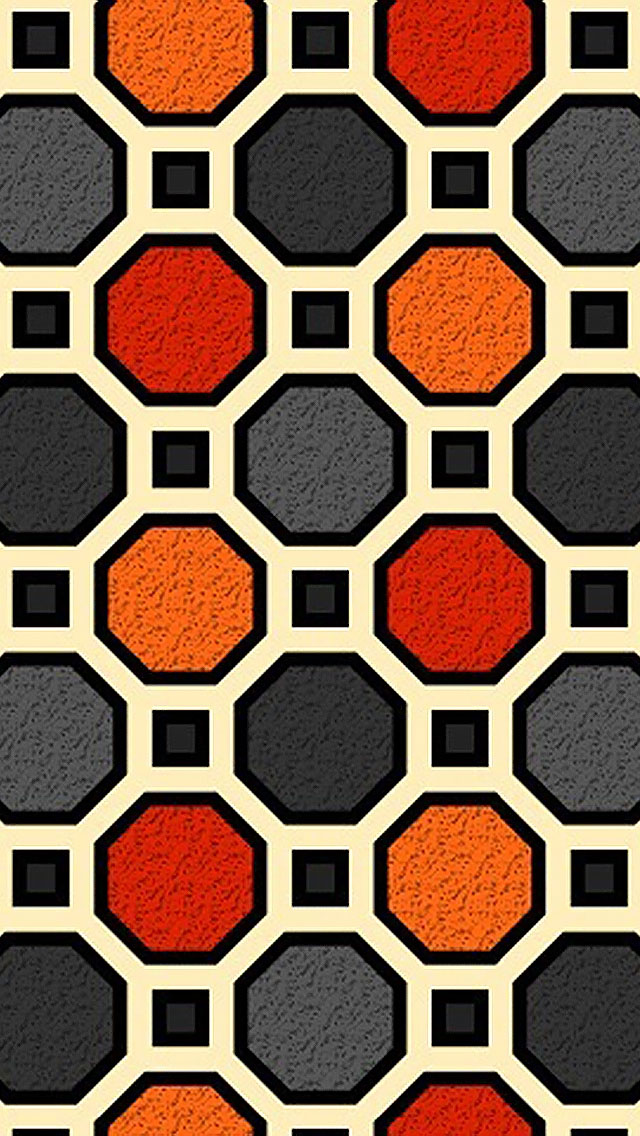 Borg Black Orange Red Gray - Gray And Red Iphone - HD Wallpaper 