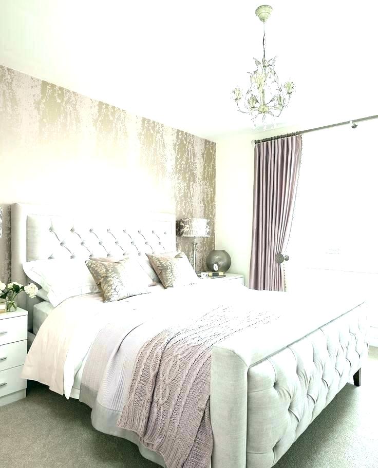 Grey And Gold Bedroom Decor - HD Wallpaper 