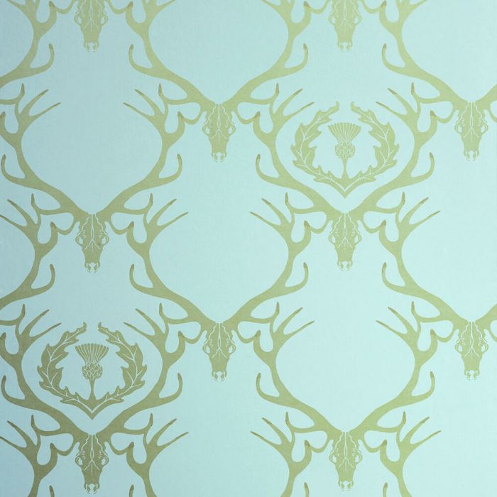 Deer Damask - HD Wallpaper 