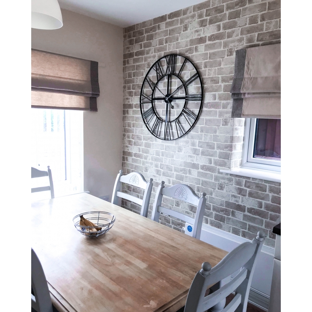 Brick Wallpaper Dining Room - HD Wallpaper 