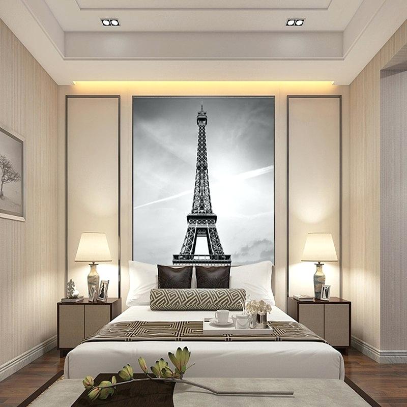 Custom Wallpaper Paris For Bedroom - HD Wallpaper 