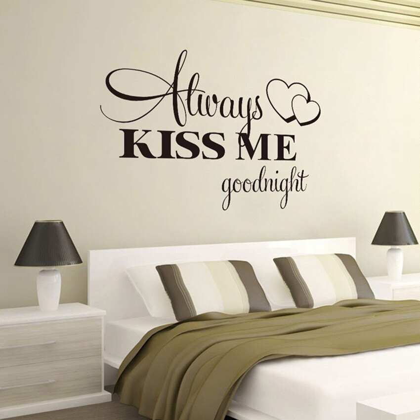 Bedroom Quotes Vinyl Wall Art - HD Wallpaper 