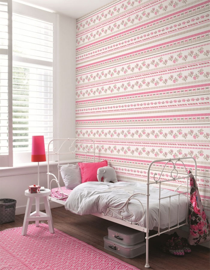 Bright Pink White Girls Bedroom Wallpaper Girls Bedroom Wallpaper Pink 700x900 Wallpaper Teahub Io