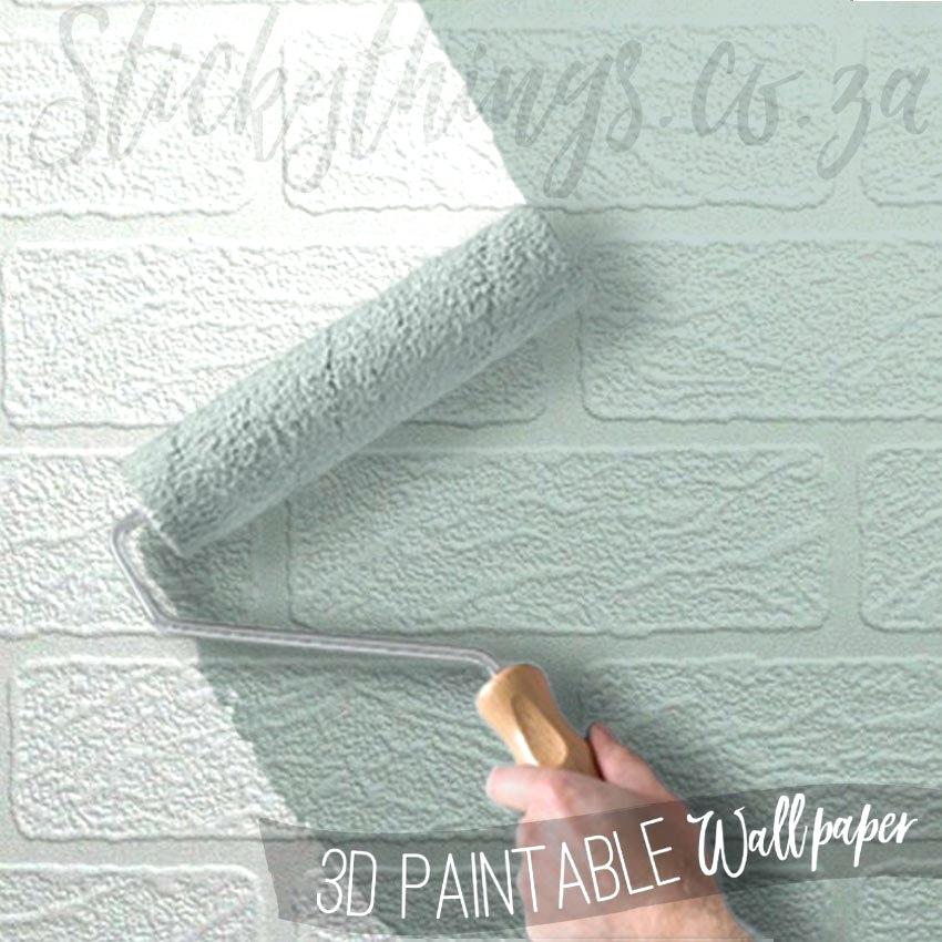 Paintable Wallpaper Brick Wallpaper Brick Embossed Paintable