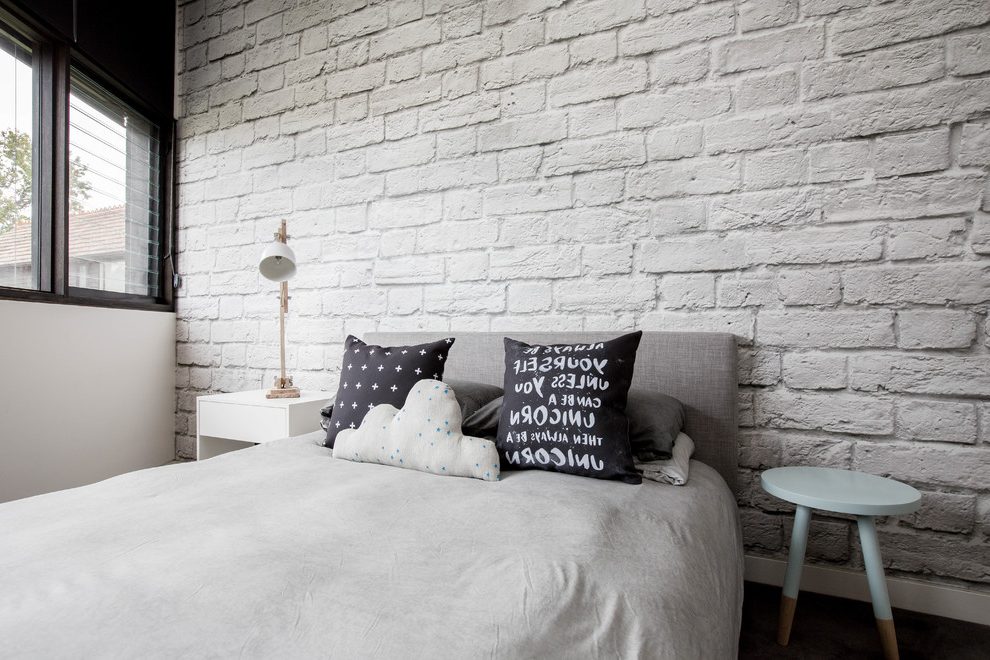 White Brick Bedroom Walls - HD Wallpaper 