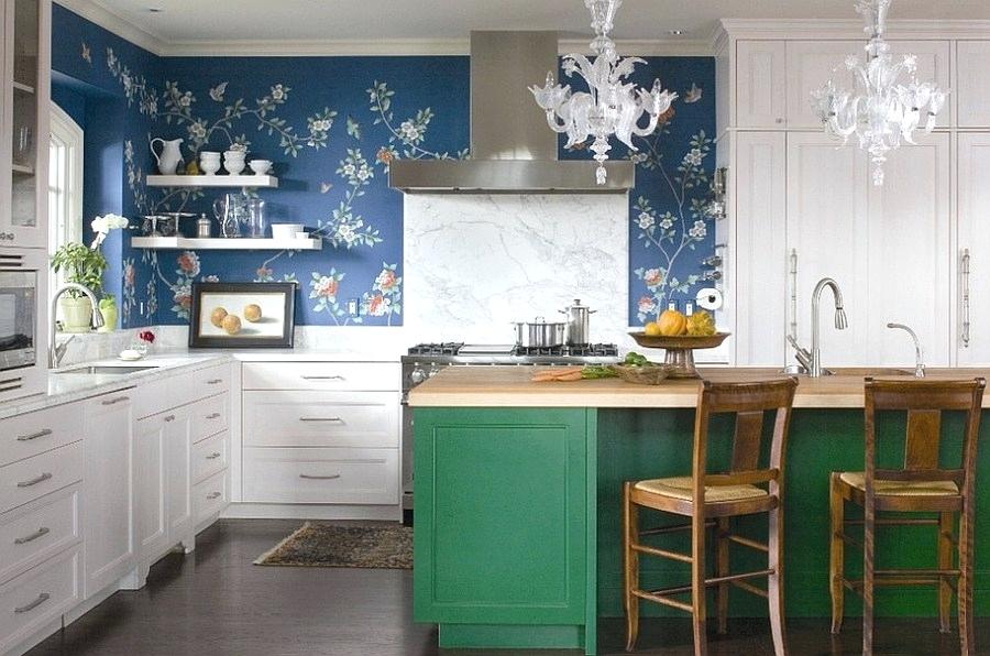 Kitchen Wallpaper Ideas Wall Decor That Sticks Homebase - Wall Painting For Kitchen - HD Wallpaper 