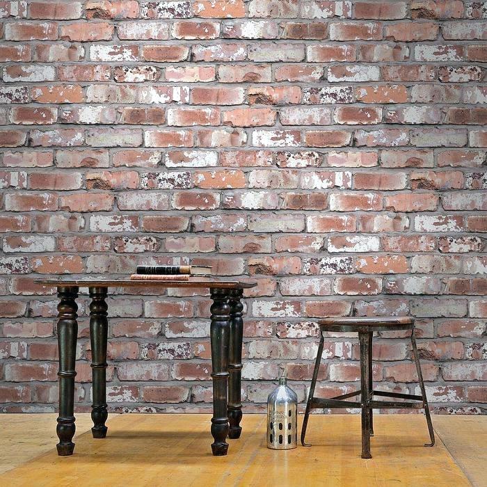 Brick Wallpaper Effect Stone Slate Red Your 4 Walls - HD Wallpaper 
