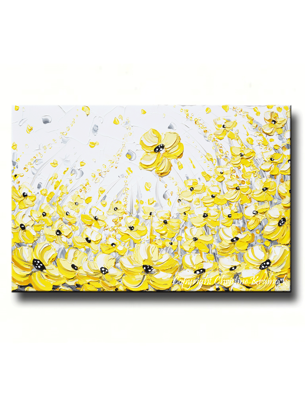Incredible Yellow And Grey Wall Art G I C L E P R N - Grey Yellow Artwork Floral - HD Wallpaper 