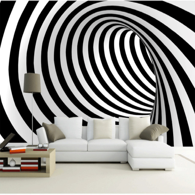 Modern Black And White Wallpaper Designs - HD Wallpaper 