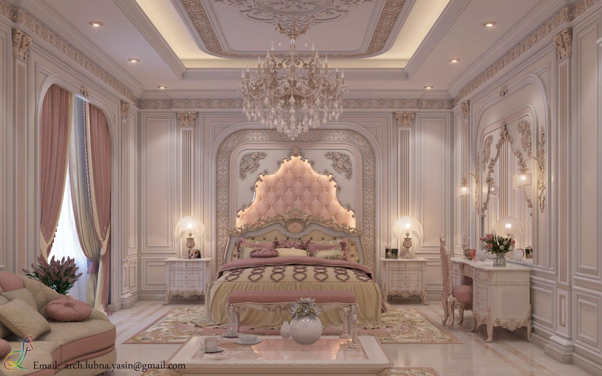 Luxury Bedroom Dubai - HD Wallpaper 
