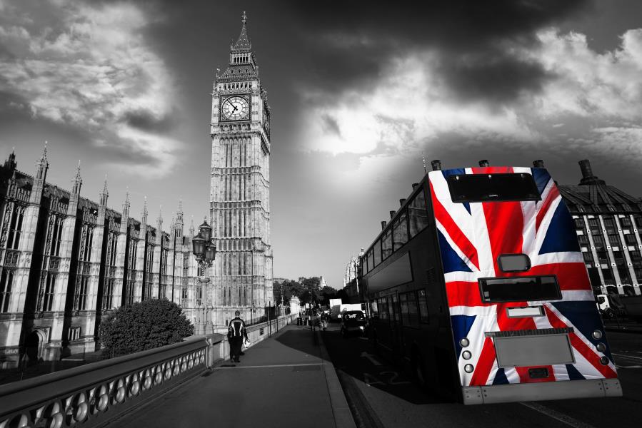 London Bus Wall Mural - HD Wallpaper 