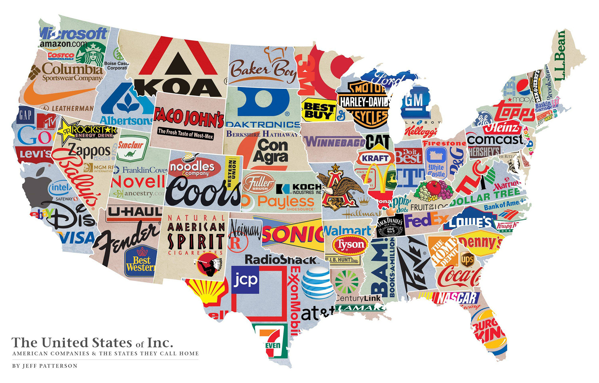 Corporations America United States White Products Labels - Us Travel ...