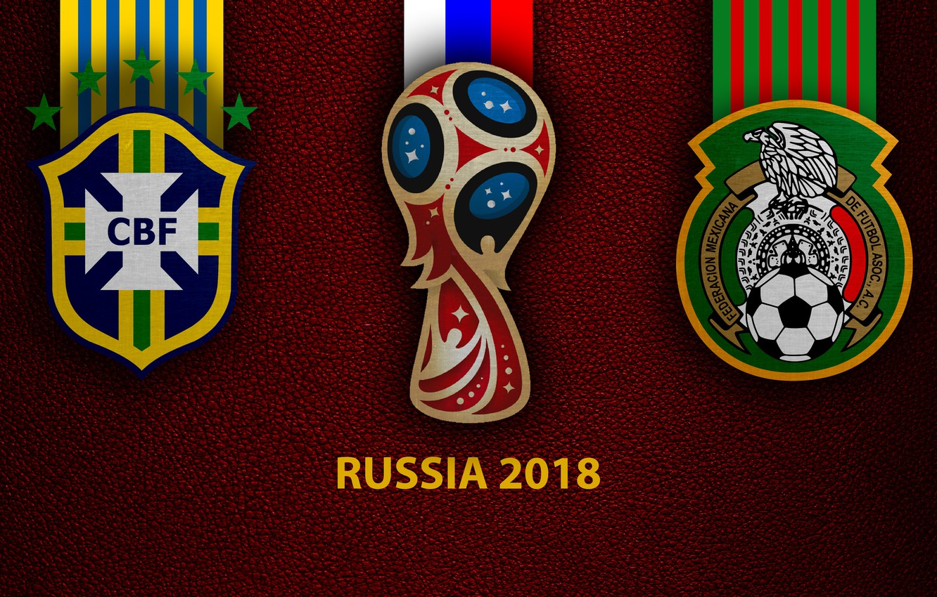 Photo Wallpaper Wallpaper, Sport, Logo, Football, Fifa - Brazil Vs Mexico 2018 - HD Wallpaper 