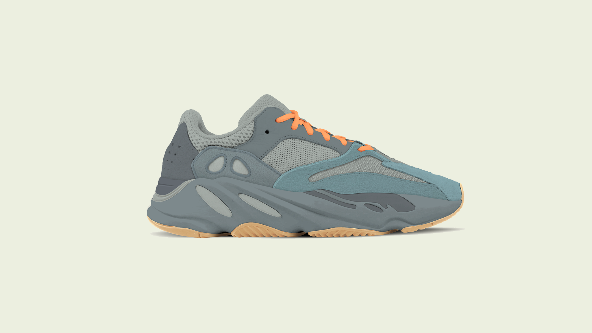 Yeezy Boost 700 Teal Blue - Adidas Yeezy Boost 700 Teal Blue - HD Wallpaper 