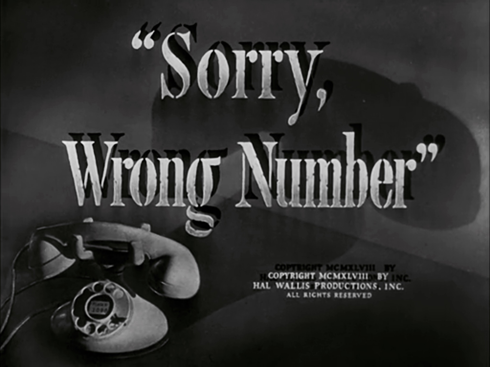 Poster Sorry Wrong Number - HD Wallpaper 