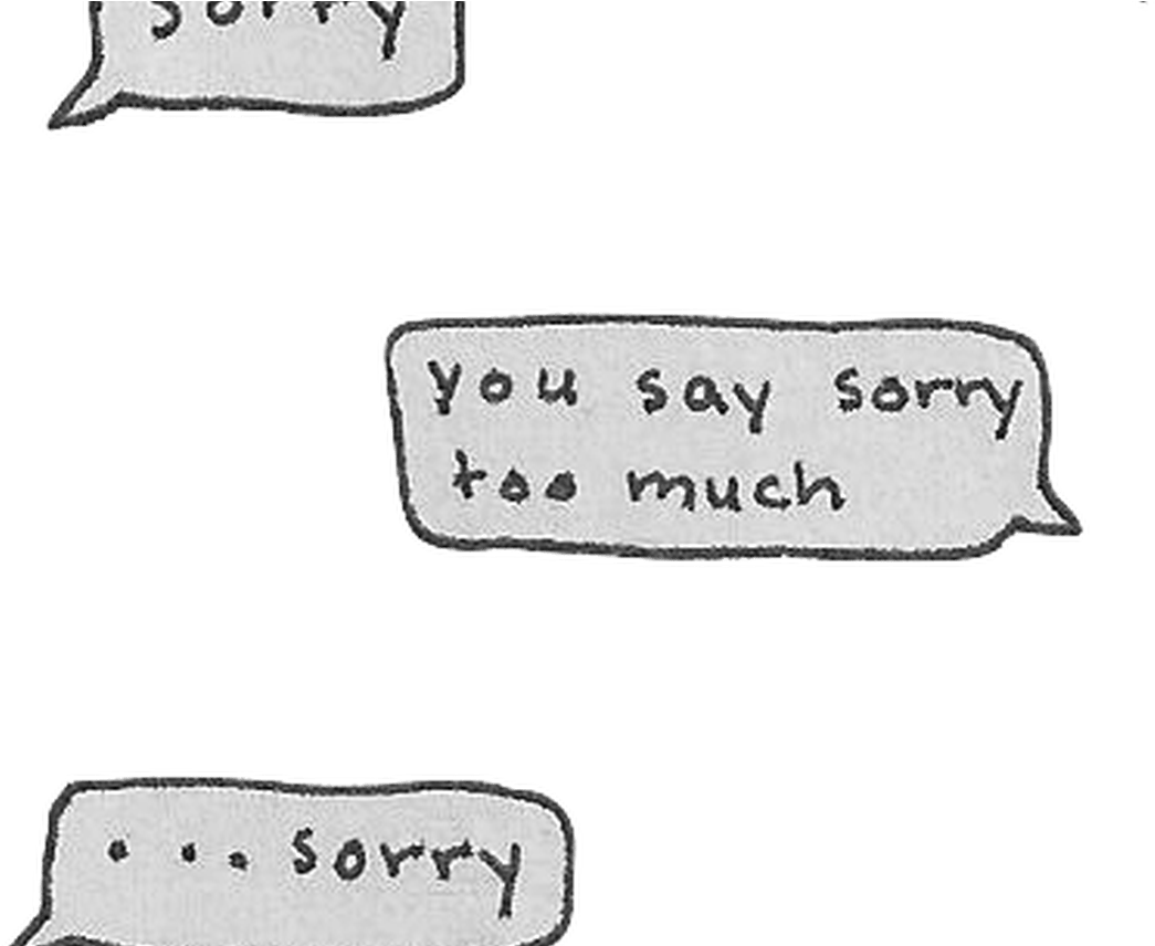 Speech Bubble Wallpaper Tumblr Google Search Wallpapers - Saying Sorry Even It's Not Your Fault - HD Wallpaper 