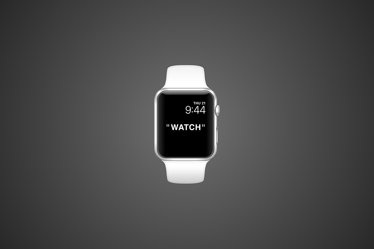 Apple Watch Off White - HD Wallpaper 