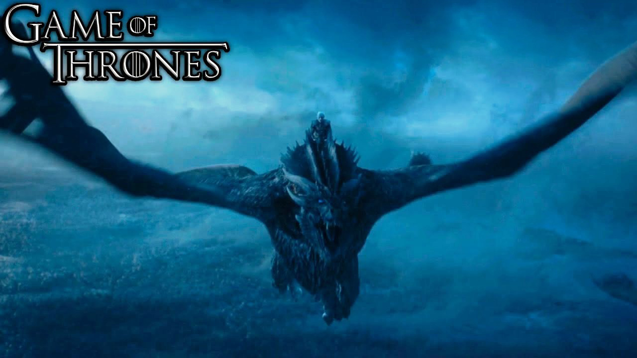 Dragon Nights King Game Of Thrones Wallpaper - Game Of Thrones Dragon Night King - HD Wallpaper 