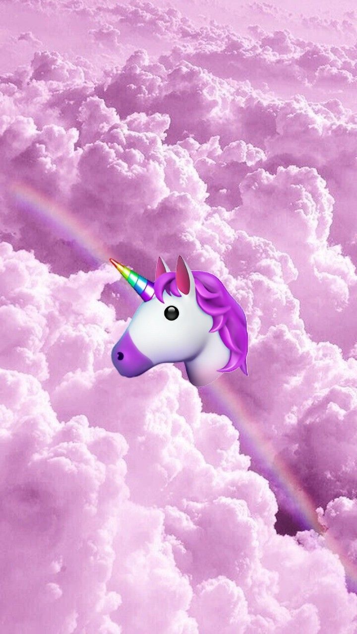 Unicorn Emoji Wallpaper Iphone - HD Wallpaper 