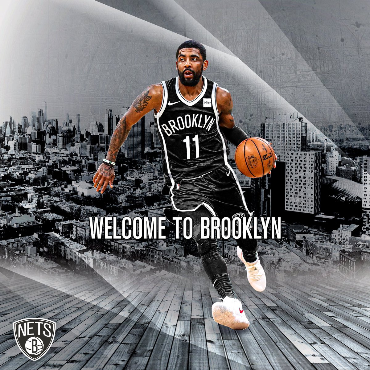 Kyrie Irving Brooklyn Nets Wallpapers - Kyrie Irving Brooklyn Nets - HD Wallpaper 