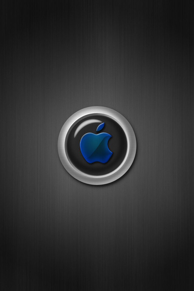 Apple Wallpaper In Black - HD Wallpaper 