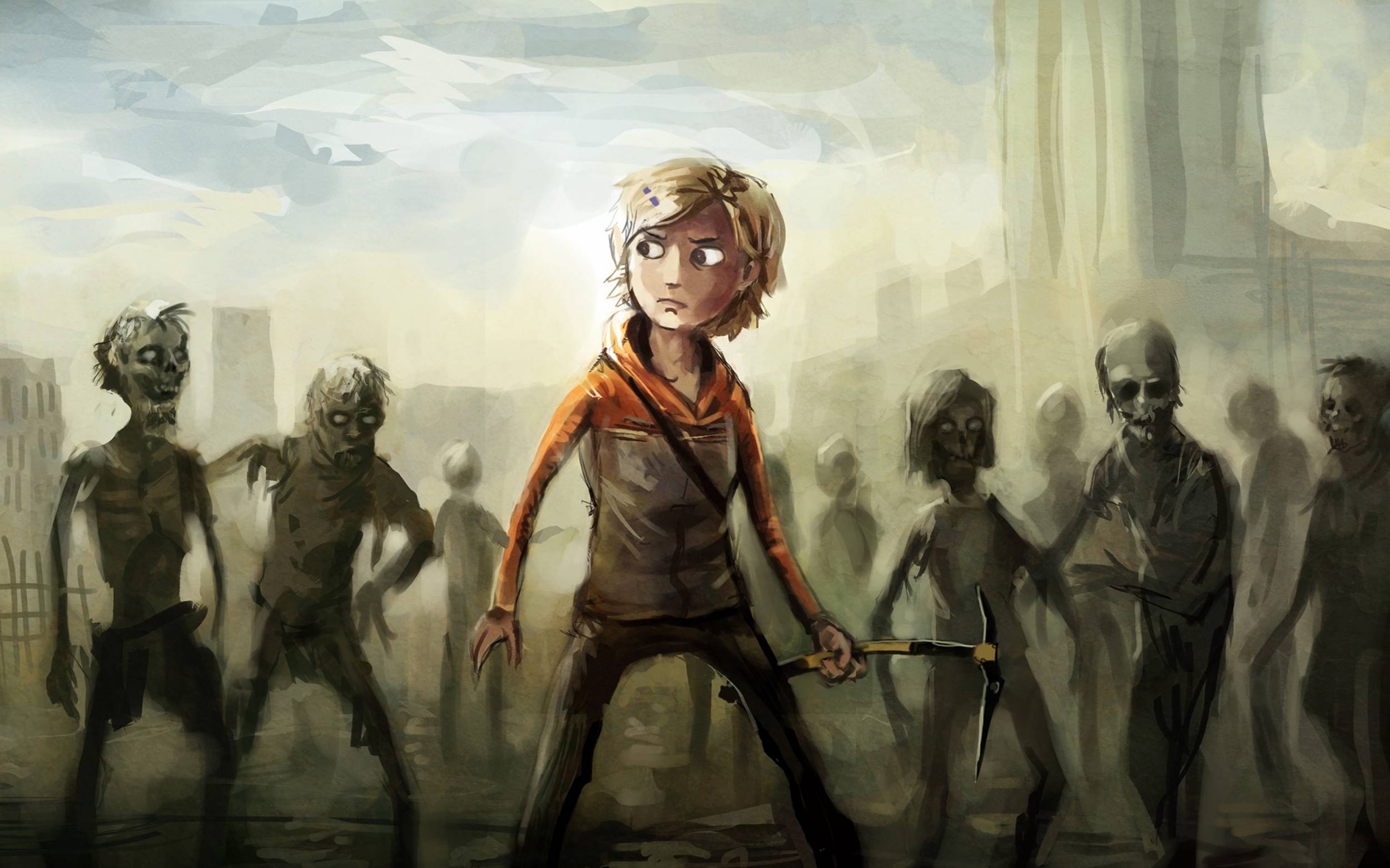 The Walking Dead Wallpapers For Desktop For Desktop - Walking Dead Games - HD Wallpaper 
