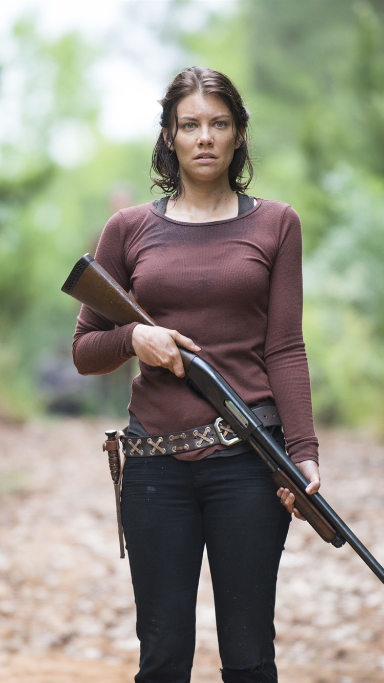Iphone Wallpaper Lauren Cohan, The Walking Dead - Maggie Walking Dead Body - HD Wallpaper 