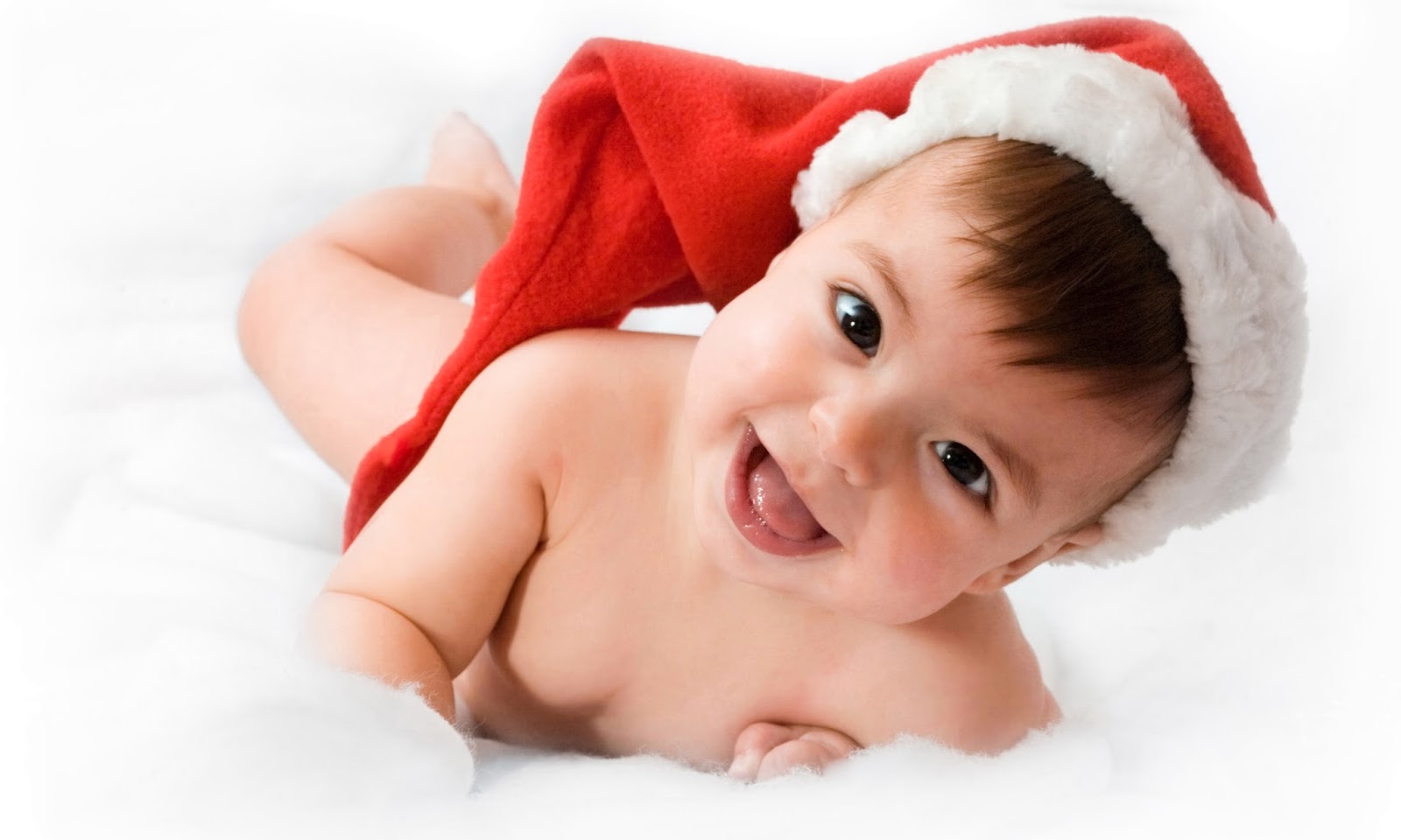 Cute Baby Santa Baby - HD Wallpaper 