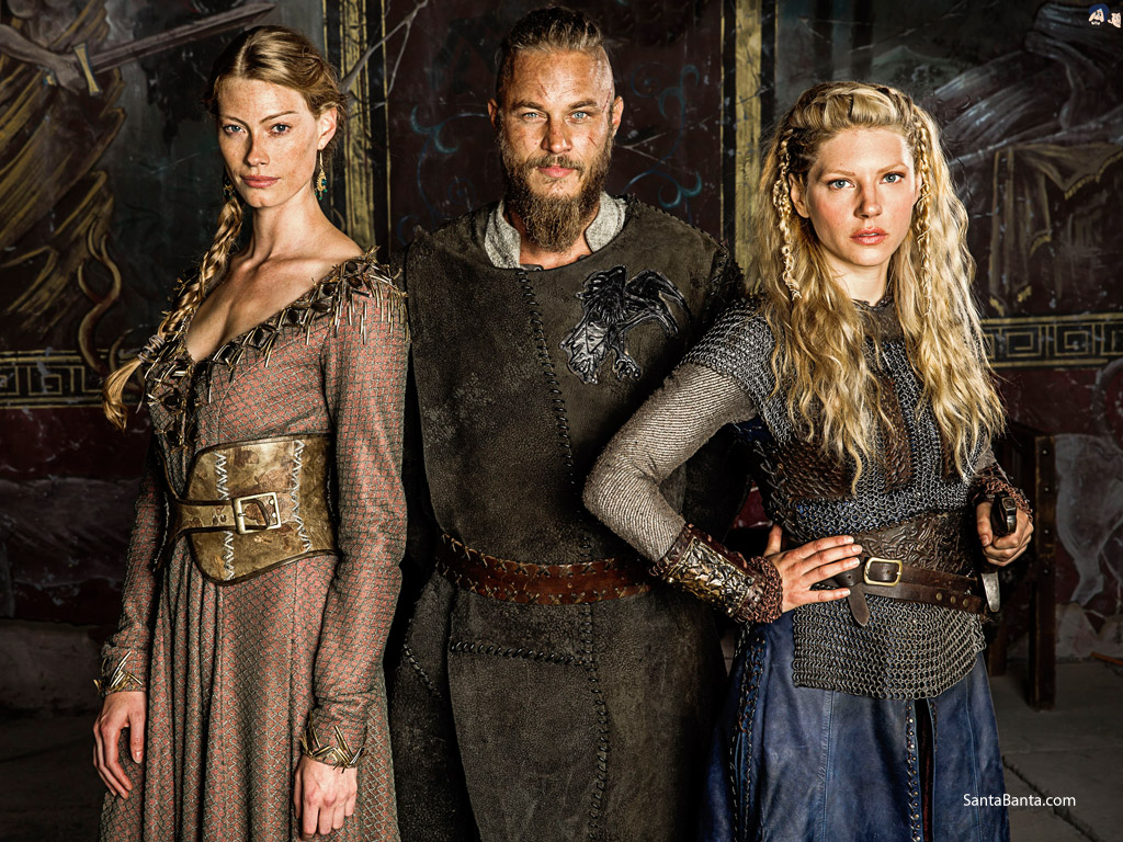 Vikings - Vikings Ragnar And Lagertha - HD Wallpaper 