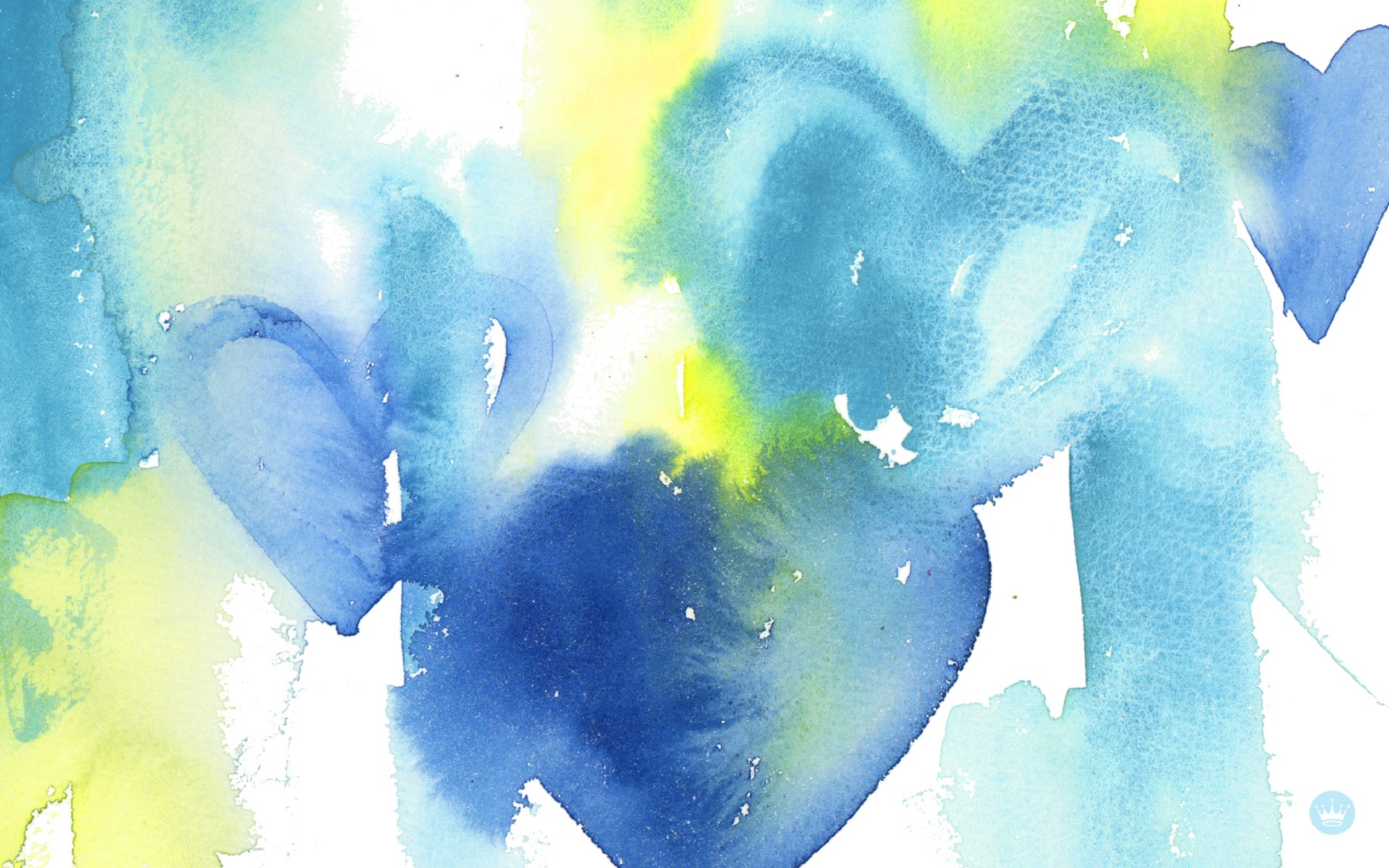 Watercolor Love June Desktop Wallpapers - Watercolor Wallpaper Desktop - HD Wallpaper 