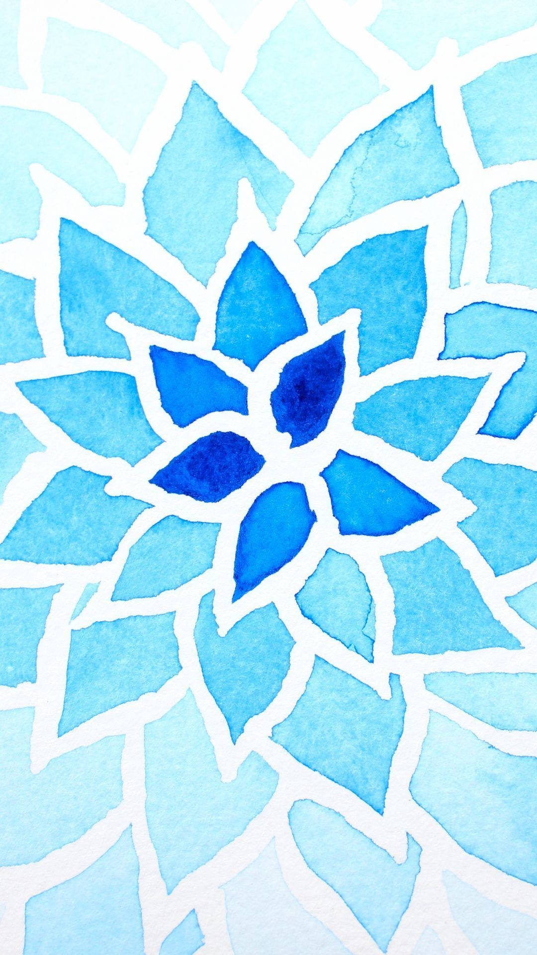 1080x1920, Watercolor Flower Â Find More Watercolor - Watercolor Backgrounds Iphone - HD Wallpaper 