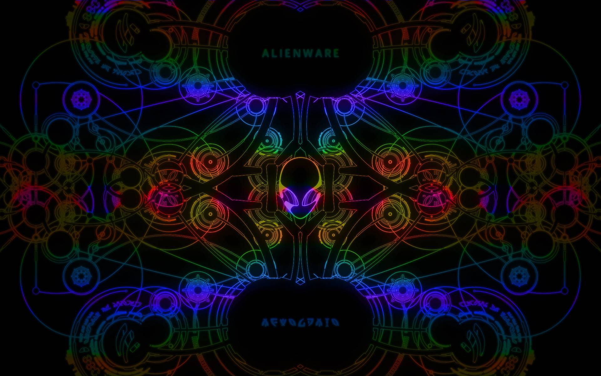 Alienware Wallpaper Rainbow - HD Wallpaper 