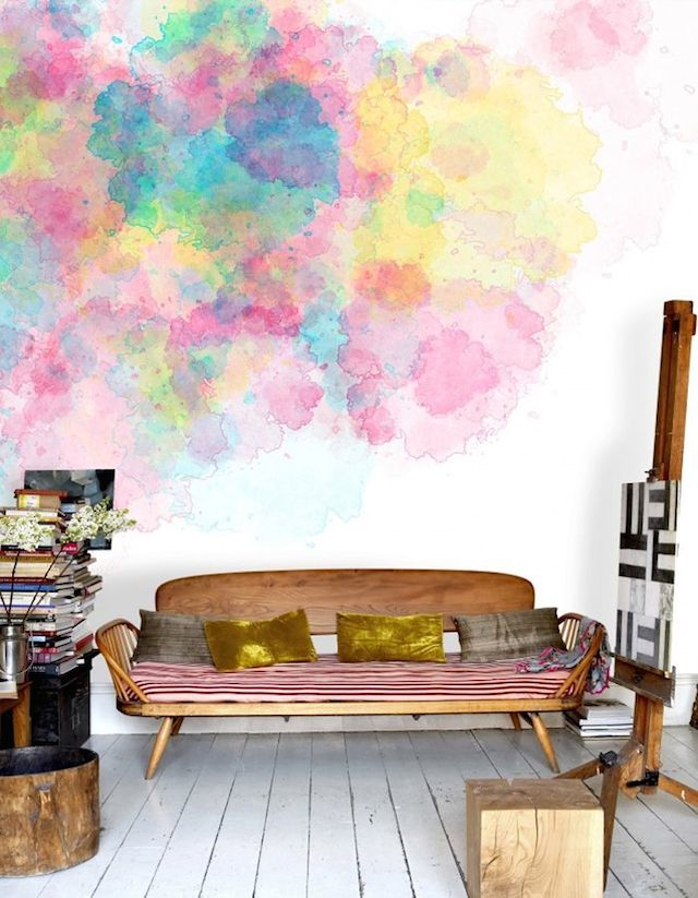 Photowall - Co - Uk - Watercolor Wallpaper For Walls - HD Wallpaper 