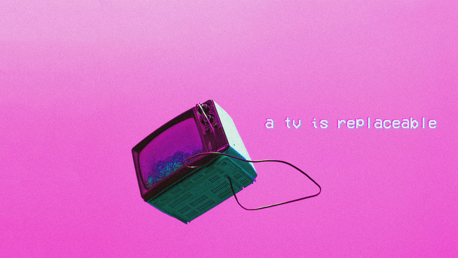 Vaporwave Wallpapers-tv - Pink Vaporwave Background - HD Wallpaper 