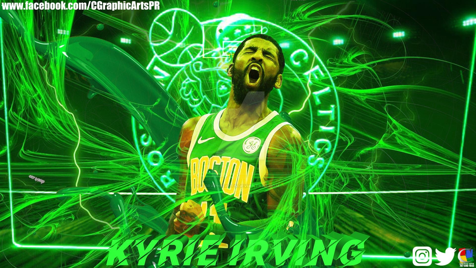 Boston Celtics Kyrie Irving - HD Wallpaper 