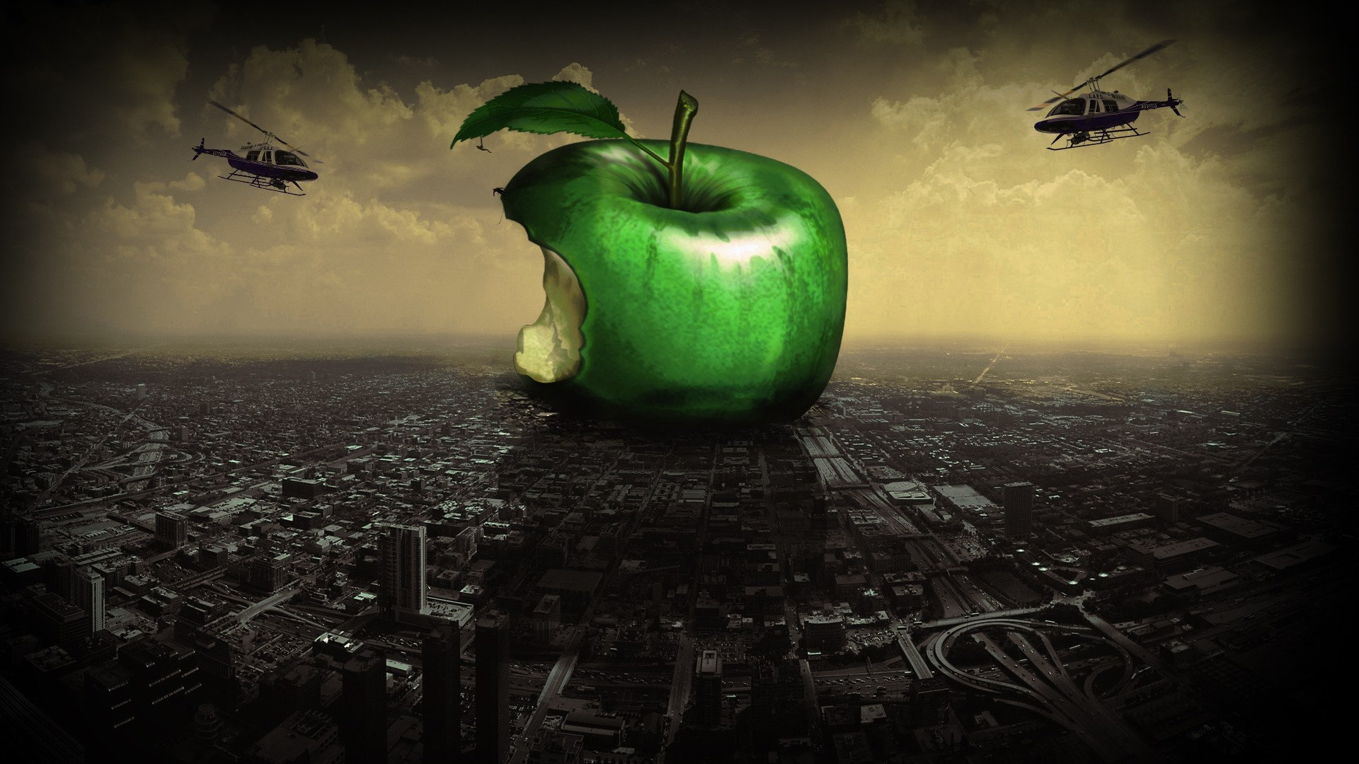 Best Apple Fruit Wallpaper Id - Apple Wallpaper Desktop Fruits - HD Wallpaper 