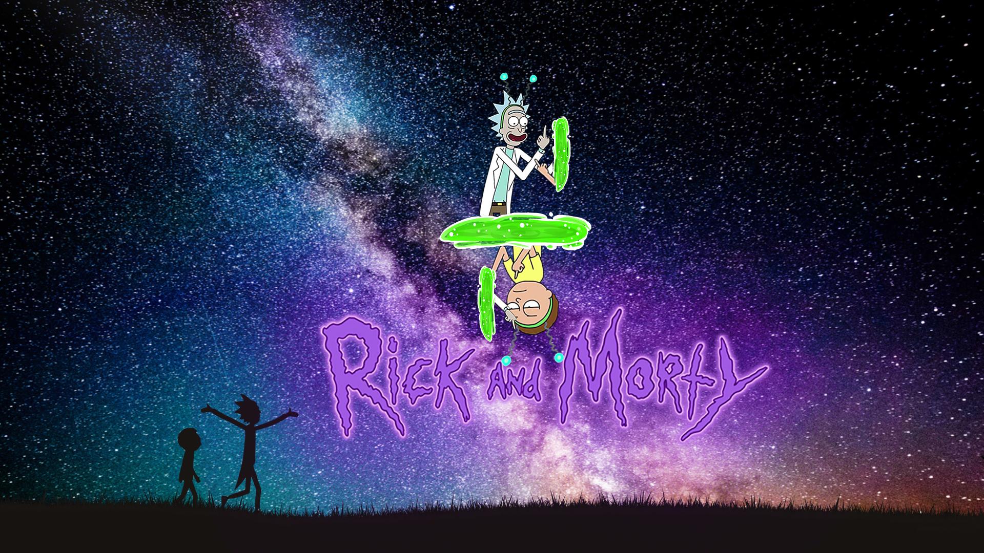 Rick And Morty Wallpaper Space - HD Wallpaper 