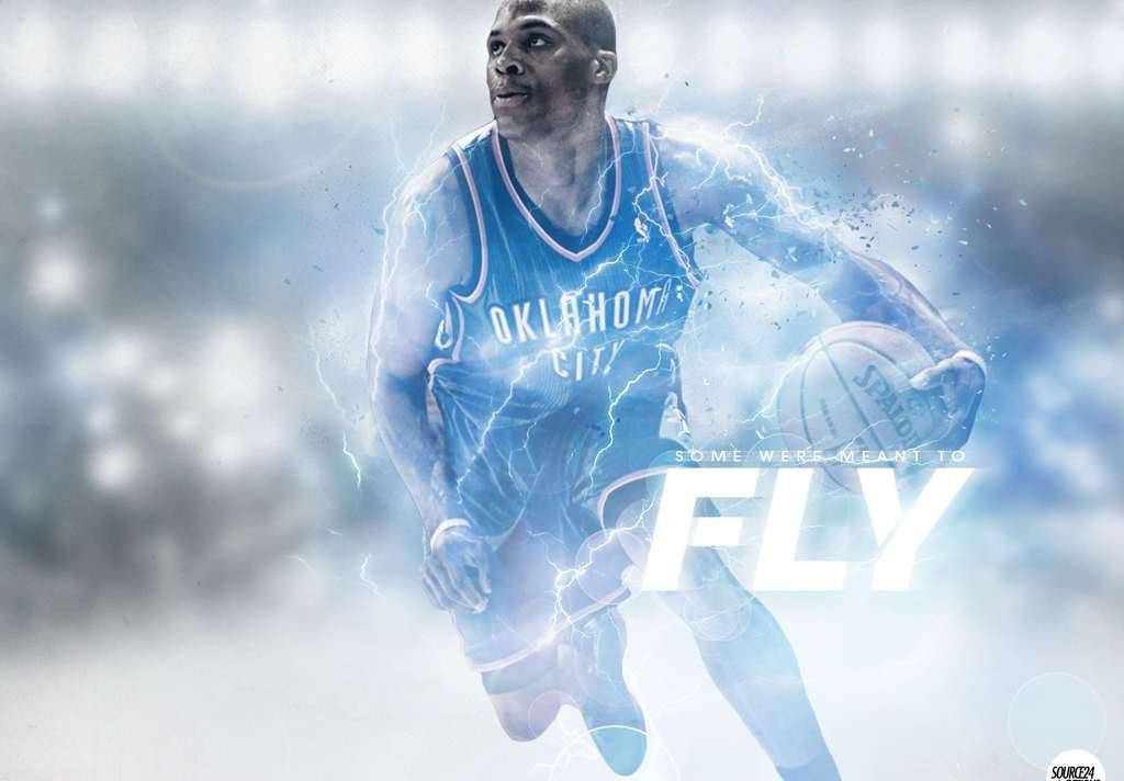 Kevin Durant And Russell Westbrook Wallpaper Durant - Russell Westbrook Take Flight - HD Wallpaper 