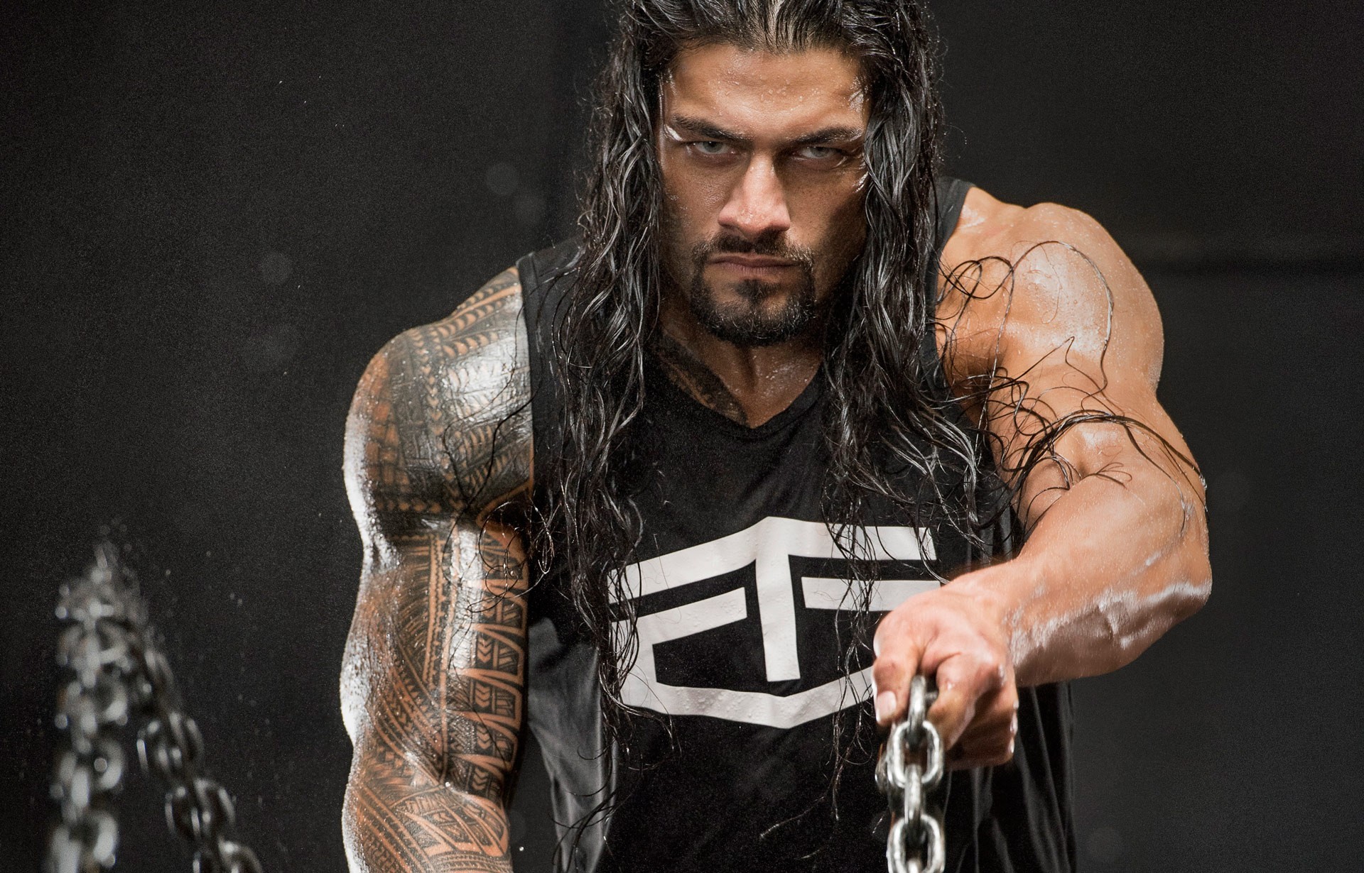 Roman Reigns Wwe Workout Wallpaper - Roman Reigns Body Gym - HD Wallpaper 