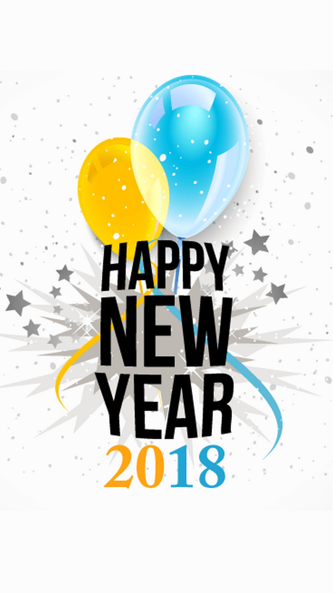 Happy New Year 2018 Iphone Wallpaper - Happy New Year 2018 Wallpaper Iphone - HD Wallpaper 