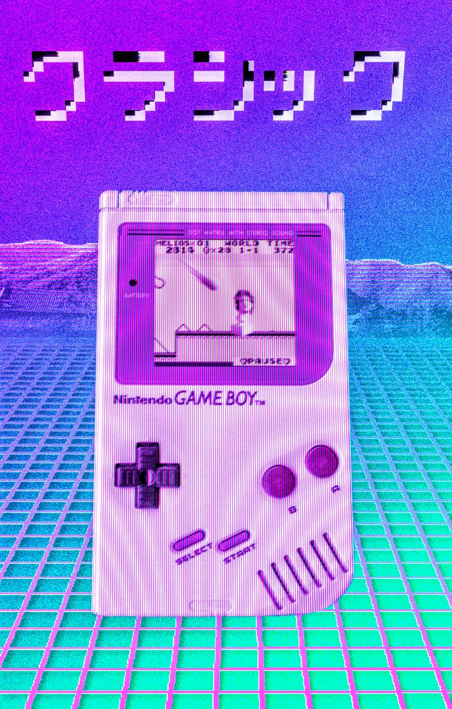 Game Boy Vaporwave 654x1024 Wallpaper Teahub Io