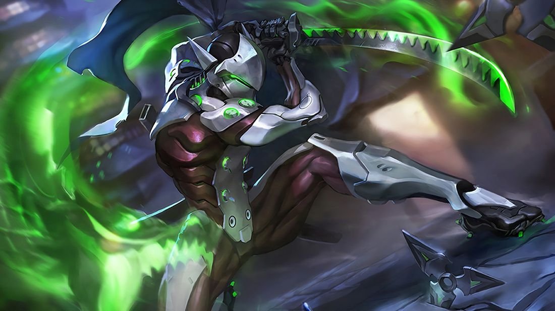 Overwatch Genji - HD Wallpaper 