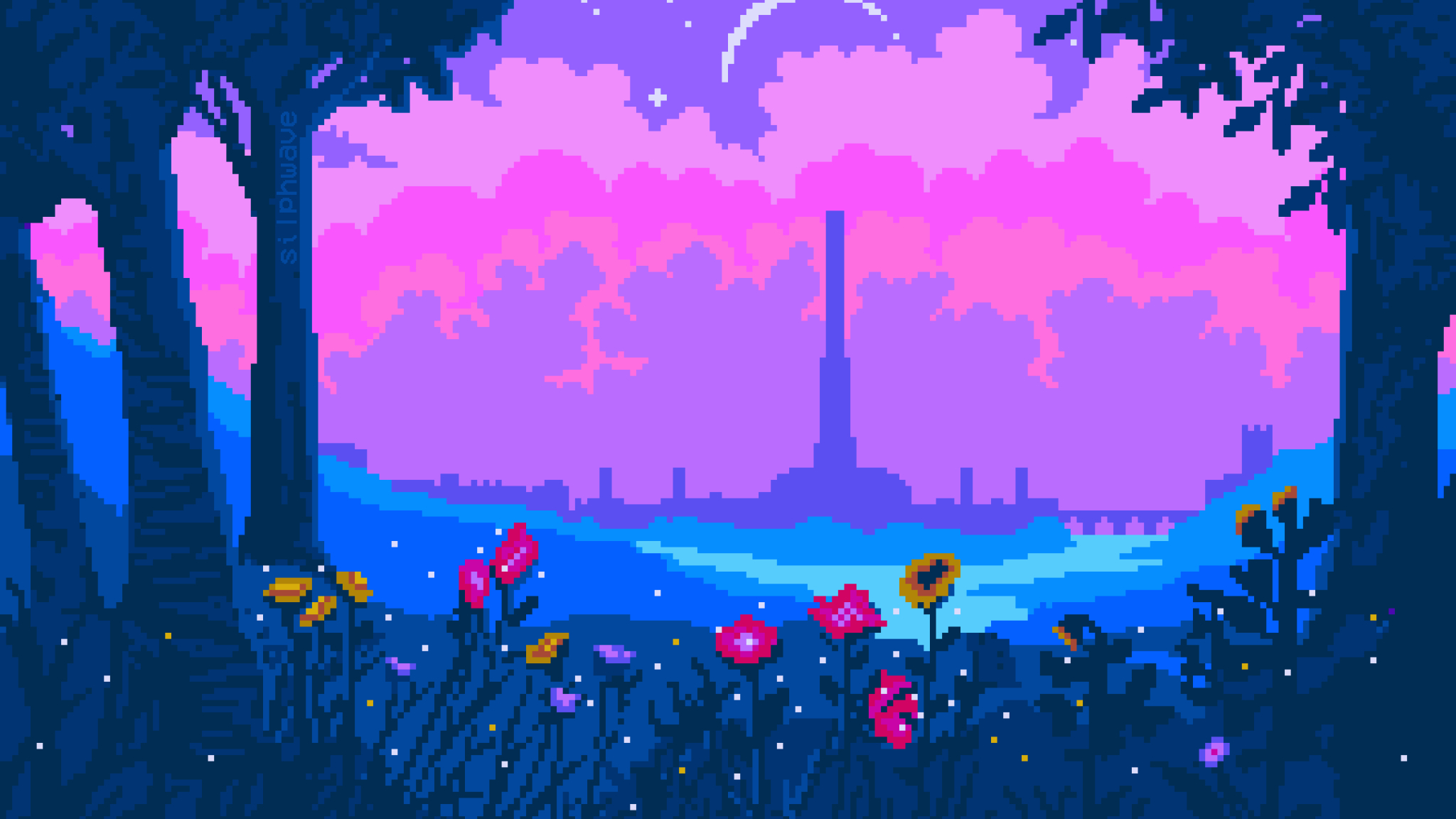 Pixel Art Wallpaper Laptop - HD Wallpaper 