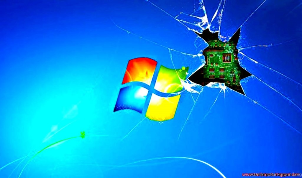 Broken Screen Wallpapers Windows 7 Hd - Windows 7 Broken Screen Wallpaper Hd - HD Wallpaper 