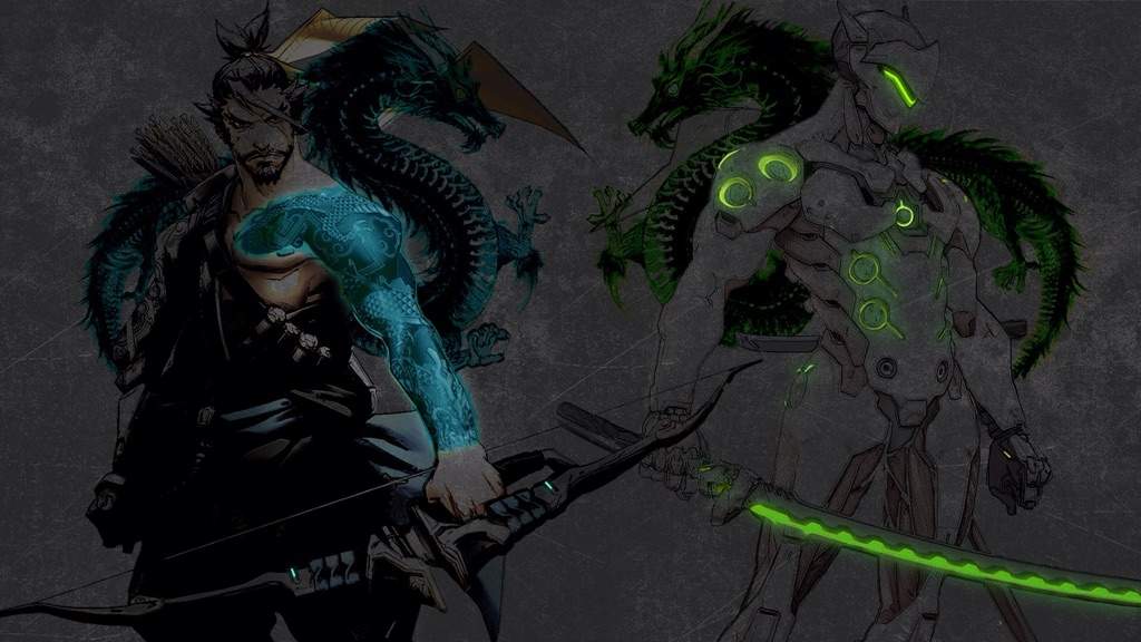 User Uploaded Image - Overwatch Wallpaper Genji Hanzo - HD Wallpaper 